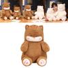 Adorable Cat Plush Pillow Doll Soft Cuddly Kitty Figure Fluffy Stuffed Toy Gift For Girls