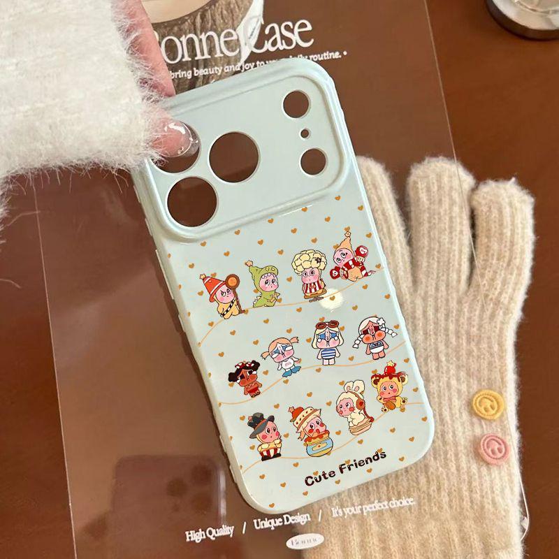 

Heart-Shaped Window Phone Case for Apple 17promax 14/15/16 - Simple and Fresh Design iPhone 16 Pro Max