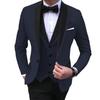 Mens Suits 3 Pieces Party Costume  Slim Fit Suits Blazer & Pants & Vest for Wedding