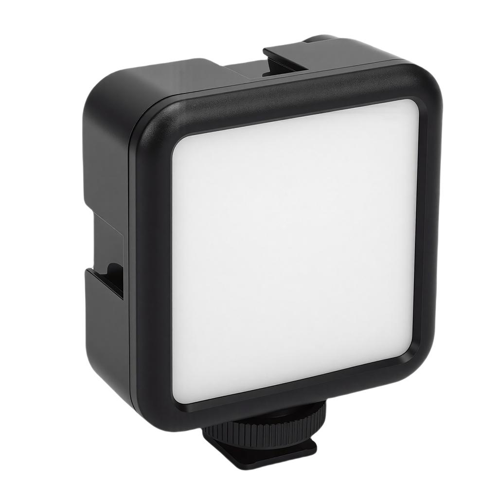 LED Camera Fill Light High Brightness 5600K LED Video Light with 3 Cold Shoe Mounts and Hot Shoe Base for Outdoor