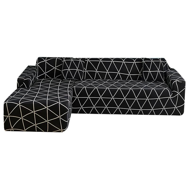 Stretch Settee Slipcover Patterned Lounge Area Household Guard Sofa Protector Having Expandable Bottom Settee Slipcovers Designed for Pets, Kids