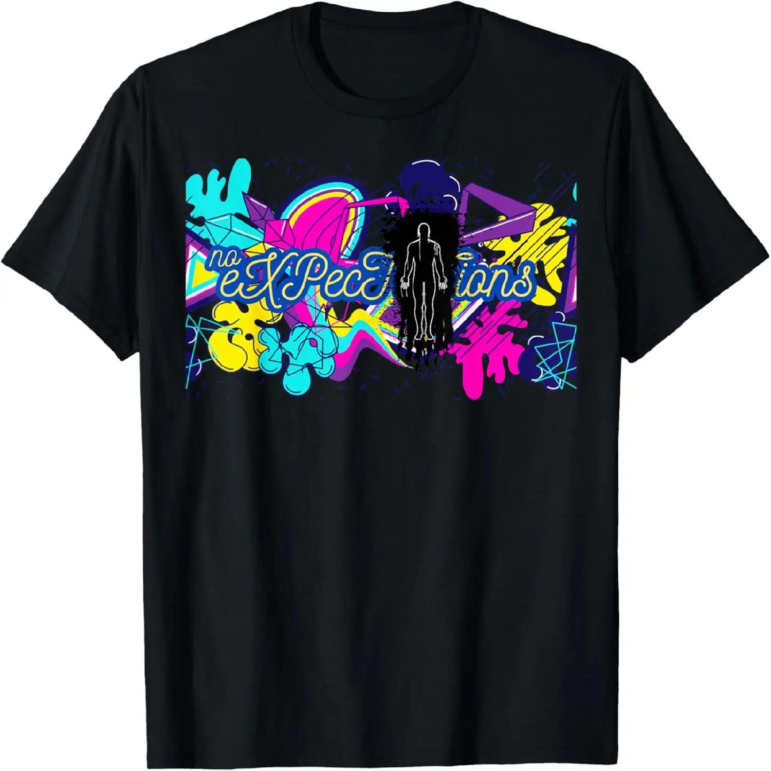 

No Expectations Marvelous Man Spider Street Graffiti Design T-Shirt XXXXXL різнокольоровий