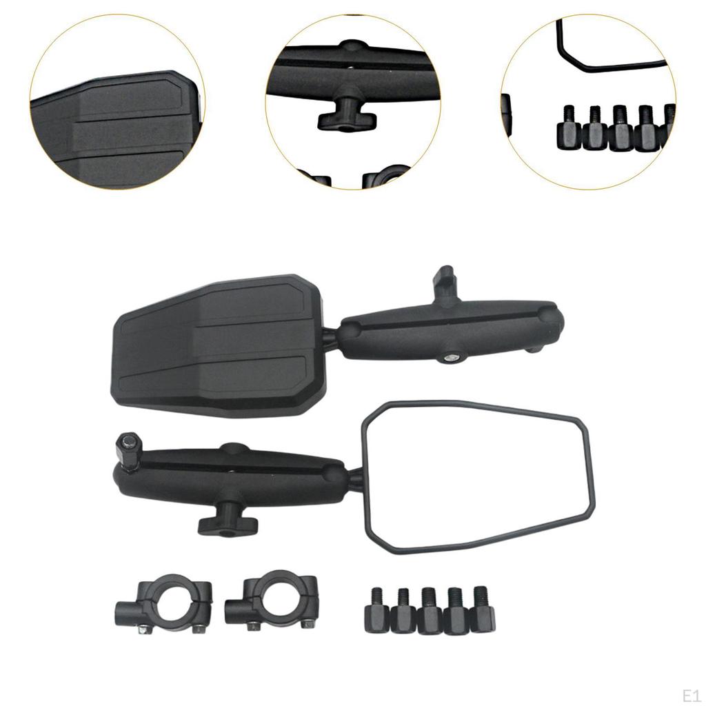 Motorcycle Rearview Mirror with Bolt 8mm 10mm Professional Off Road for
