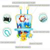 Car Seat Toy, Rear Car Seat Hanging Toys, Kick and Play Activity Center for Rear and Forward Facing,Easier Drive, Baby’s Travel Companion for Newborn