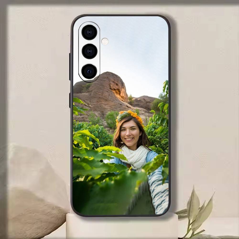 

Eva zu Beck Phone Case Black Silicone Soft For Samsung Galaxy A73,A72,A71,A70,A53,A52,A51 Samsung a40
