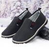 Peking bomullsskor herr sammet förtjockade herrskor vinter vardagsskor varma snökängor herr bomullsskor