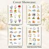 Flower Scenery Animal Watercolor Painting Book Spiral-Bound Coloring Sketchbook  Painting