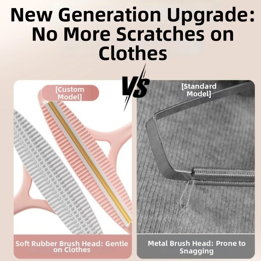 Manual Clothing Scraper Portable Pet Hair Remover Lint Remover Cleaning Lint Brush  Upholstery Care