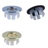 Bathroom Gadgets Bathroom Basin Sink Overflow Insert Cover Brass Six Foot Ring Bathroom Product