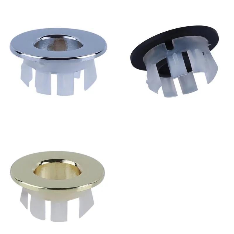 Bathroom Gadgets Bathroom Basin Sink Overflow Insert Cover Brass Six Foot Ring Bathroom Product