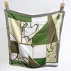 1116 Summer Simulation Silk Printing Chain Small Square Scarf Professional Scarf Thin Cool Hair Band Silk Scarf Neck Shawl