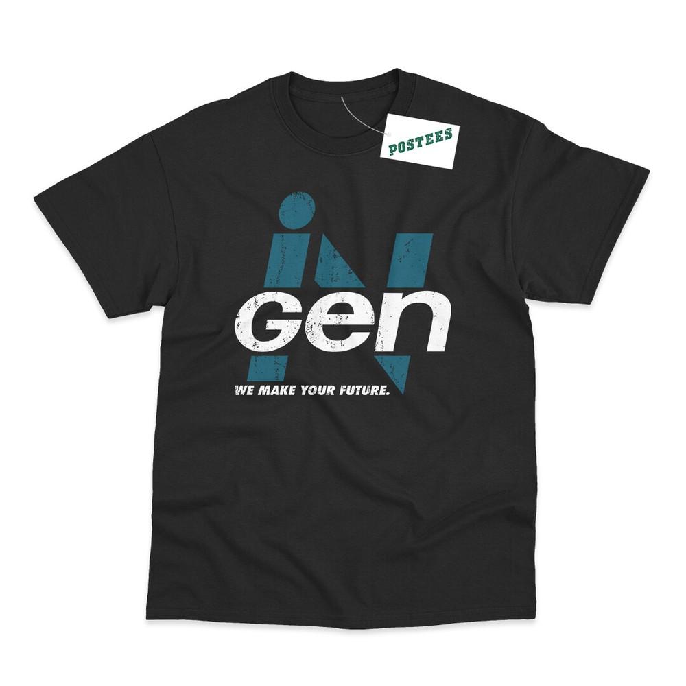 

InGen Distressed Logo Inspried By Jurassic Park Printed T-Shirt 3XL