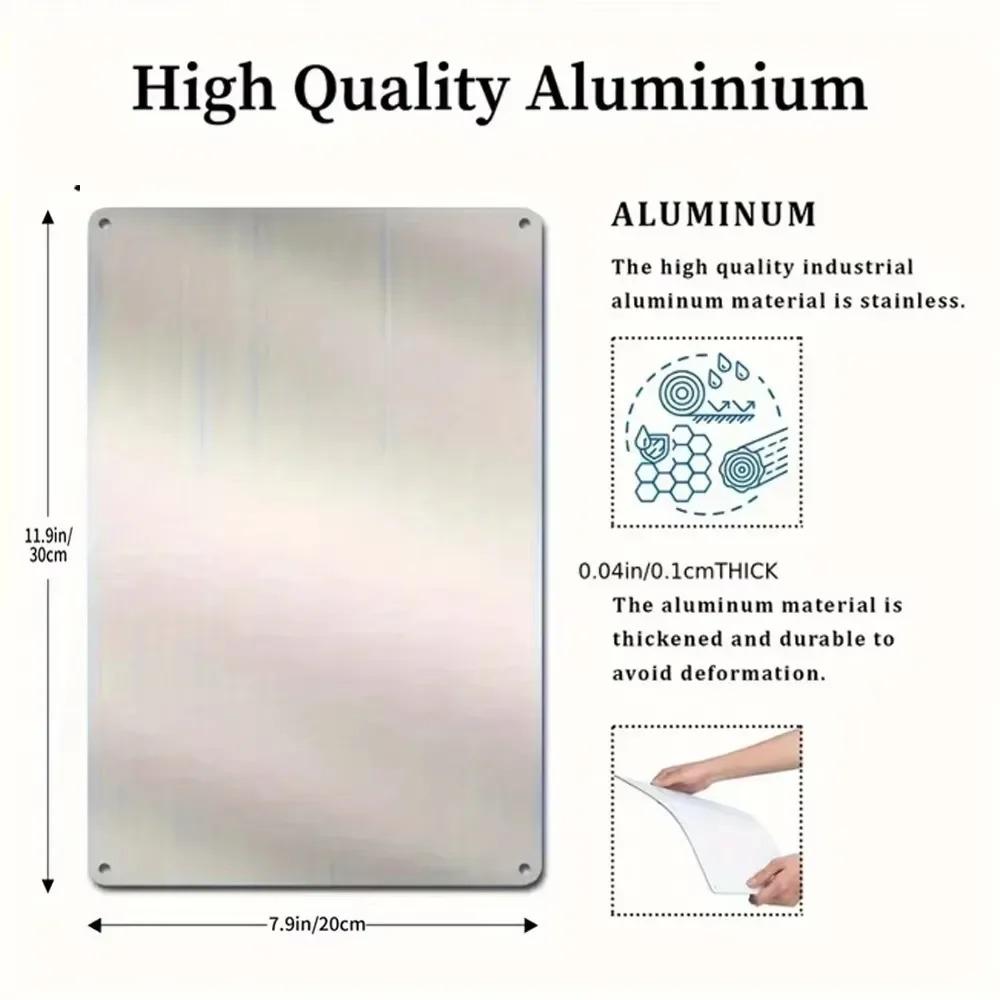 Rustic Floral All-Season Sign | Quality-Crafted "Happy Place" | Aluminum Decor for Home & Garden