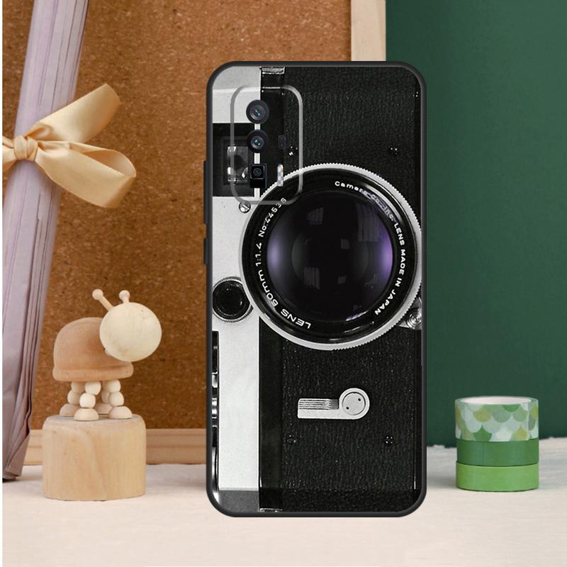Vintage Camera For POCO X6 Pro M6 X3 X5 F3 F5 M5s Cover For Xiaomi 13T 12T 11T 14 Pro 12 13 Lite Case