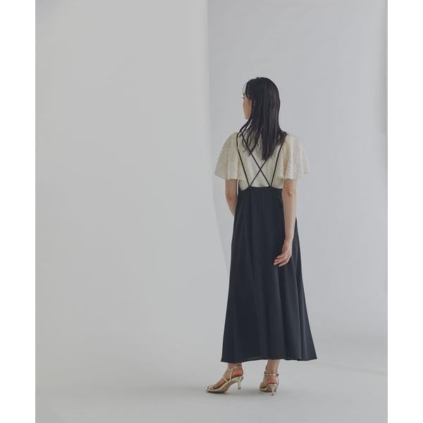 Beauty Casual Cami Charcoal [Natural Basics] Dress, V-neck Dress, Women's,