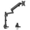 Archiss Monitor Single Up To 40 Inch Height For Desk Black Arm, Screen, (Supports 2-12kg), Adjustable, Installation, AS-MABM03