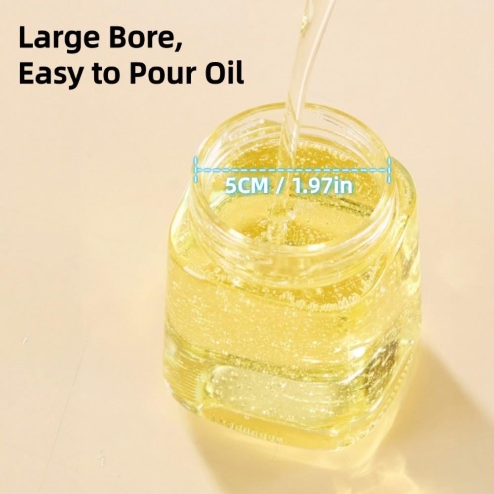 230ml Oil Bottle Silicone Basting Brush Oil Pot Dust-proof 2 in 1 Oil Dispenser Brush Kitchen