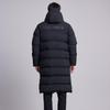 Kelme Men's Long Padded Hooded Coat for Outdoor Training, Fall/Winter (Black, L)