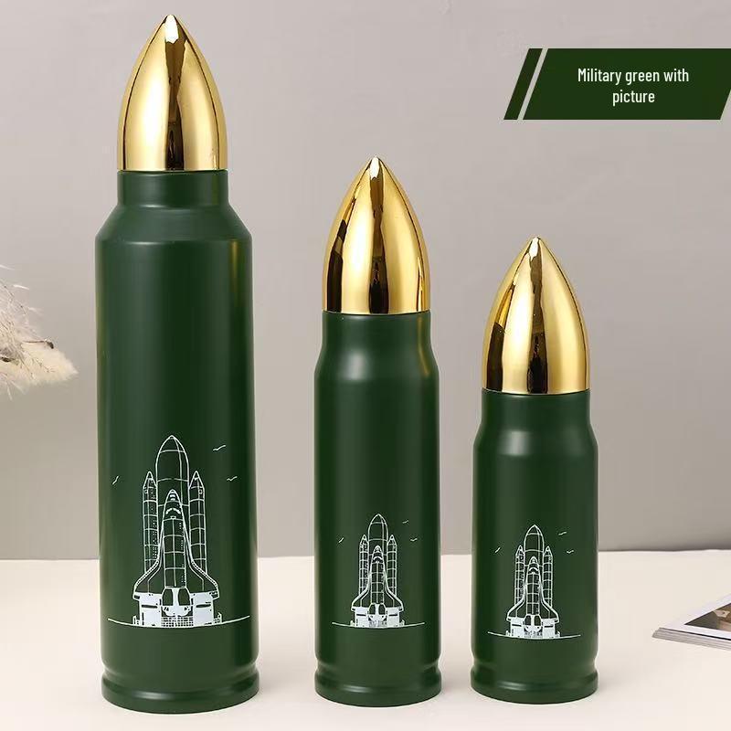 Creative Thermos 304 Stainless Steel Insulated Water Bottle for Outdoor Sports – Portable with Logo Printing Option