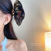 Vintage Fan-Shaped Floral Embroidered Hairpin - New Chinese Trend High-End Hair Accessory
