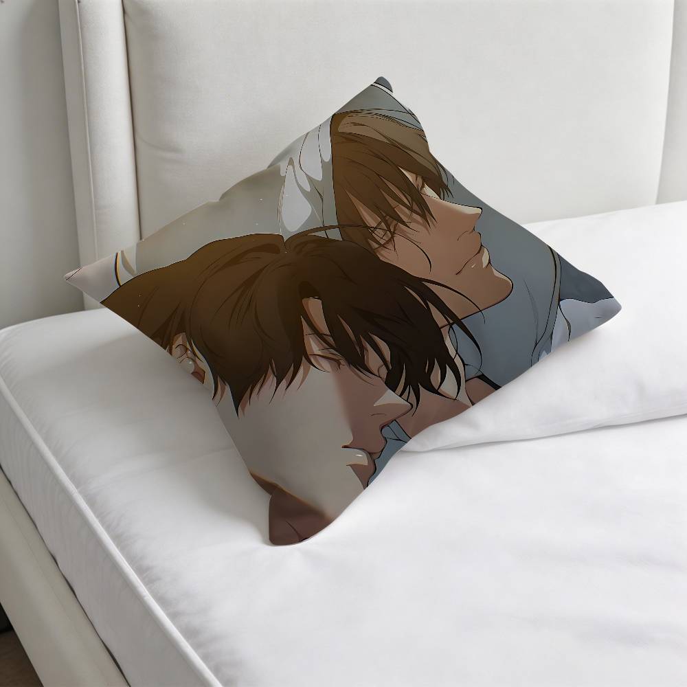 LLost In The CCloud Manga Quadratische Kissenhülle Weiche Dekorative Überwurf-Kissenhülle für Zuhause Sofa Bett