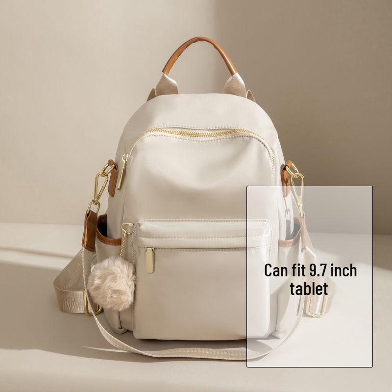 2025 Women's Oxford Cloth Backpack: New Korean Style, Versatile, Fashionable, Large Capacity, Anti-Theft Schoolbag