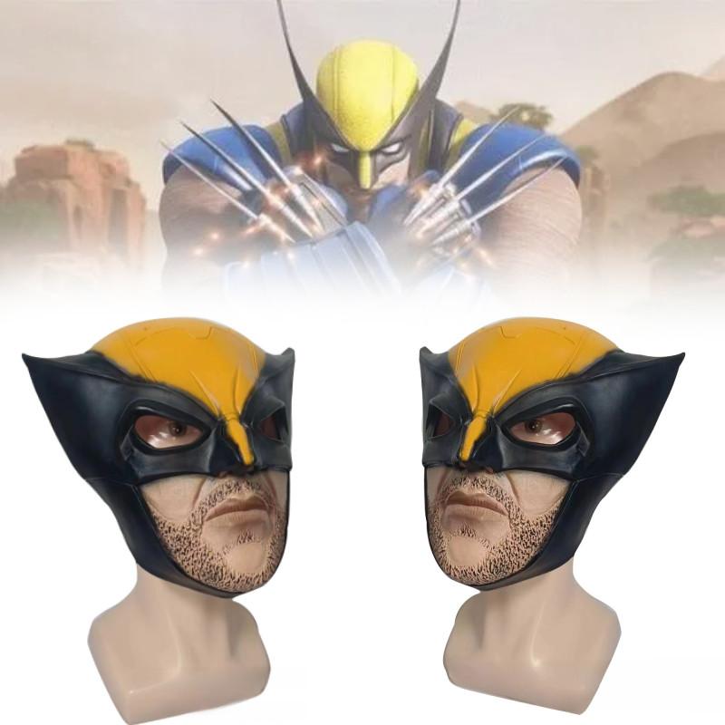 Maschera di Wolverine Marvel e Maschera di Deadpool per Feste in Costume Cosplay di Halloween