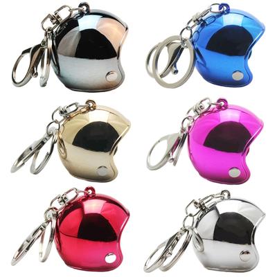 Motorcycle Helmets Keychain Keyring Helmets Shape Pendant Backpack Ornament Key Chain Pendant Decoration for Birthday