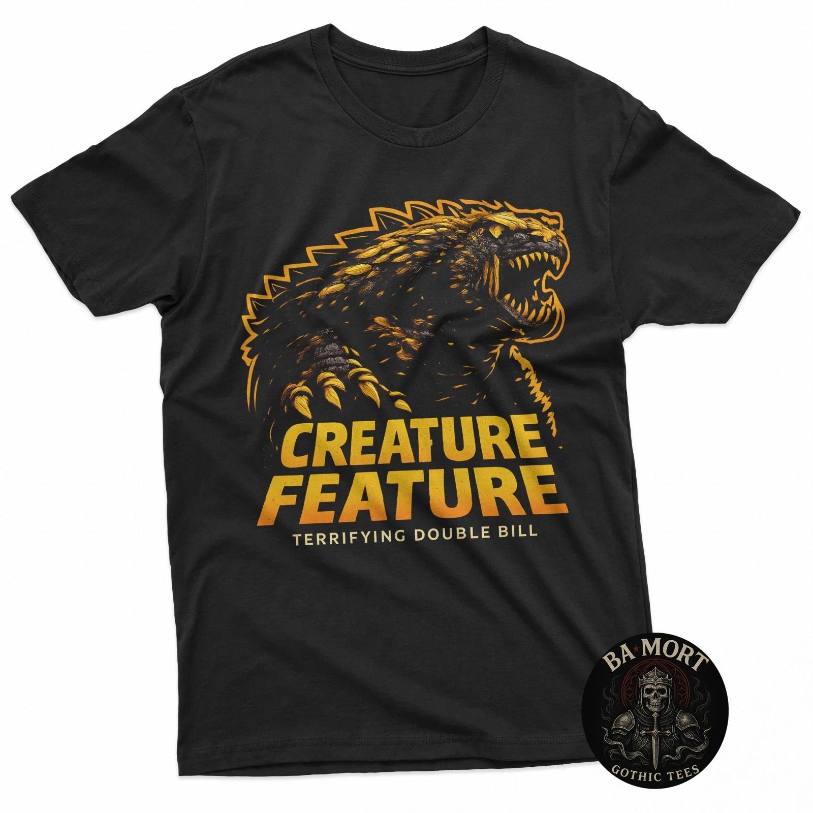 Creature Double Feature Terrifying Horror T-Shirt XXL