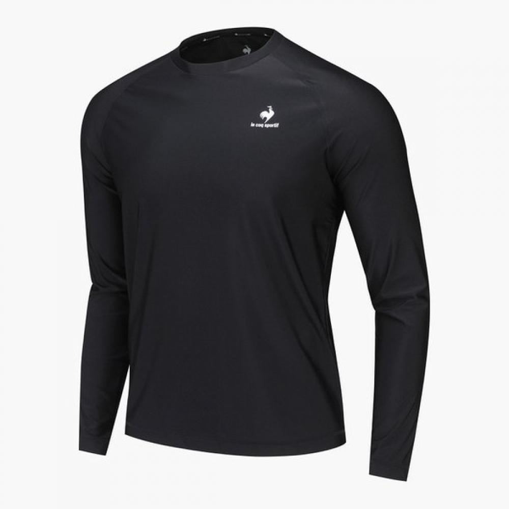 Le Coq Sportif [end Of Season saLe][60  Off] Long sLeeve Rash Guard Blk   Qp223s