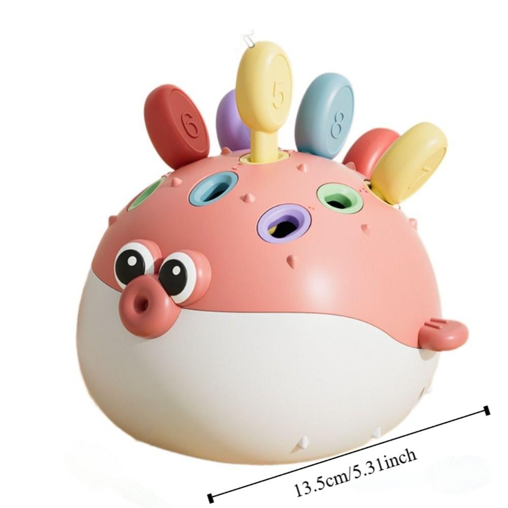 Plastic Focused Training Puzzle Toys Early Education Pufferfish Puzzle Toy Boy Girl Infants
