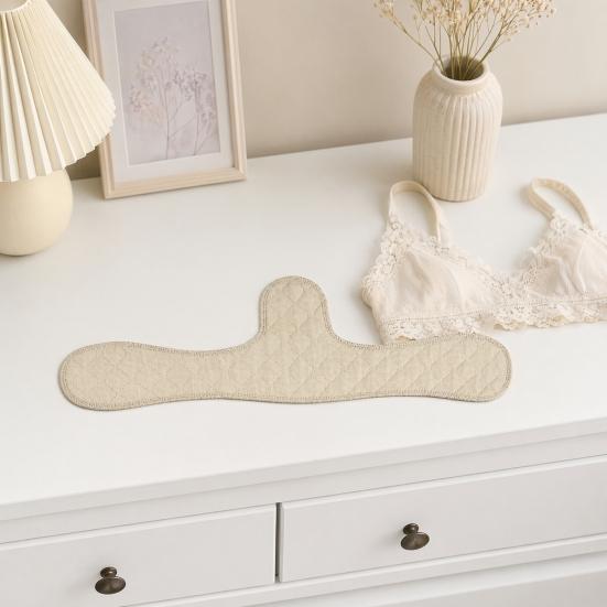 DYS 1/5/10 Pezzi Fodere per Reggiseno in Cotone per Assorbimento del Sudore, Cuscinetti Lavabili Sotto il Seno, Assorbitori di Umidità Riutilizzabili per Seno, Articoli per Sudorazione Donna