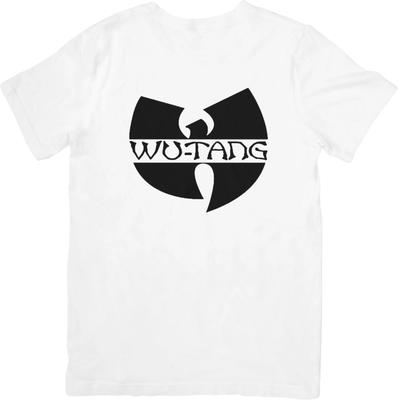 WU-TAN CLAN Music Fit for Men & Women Quality Cotton T-Shirt White.