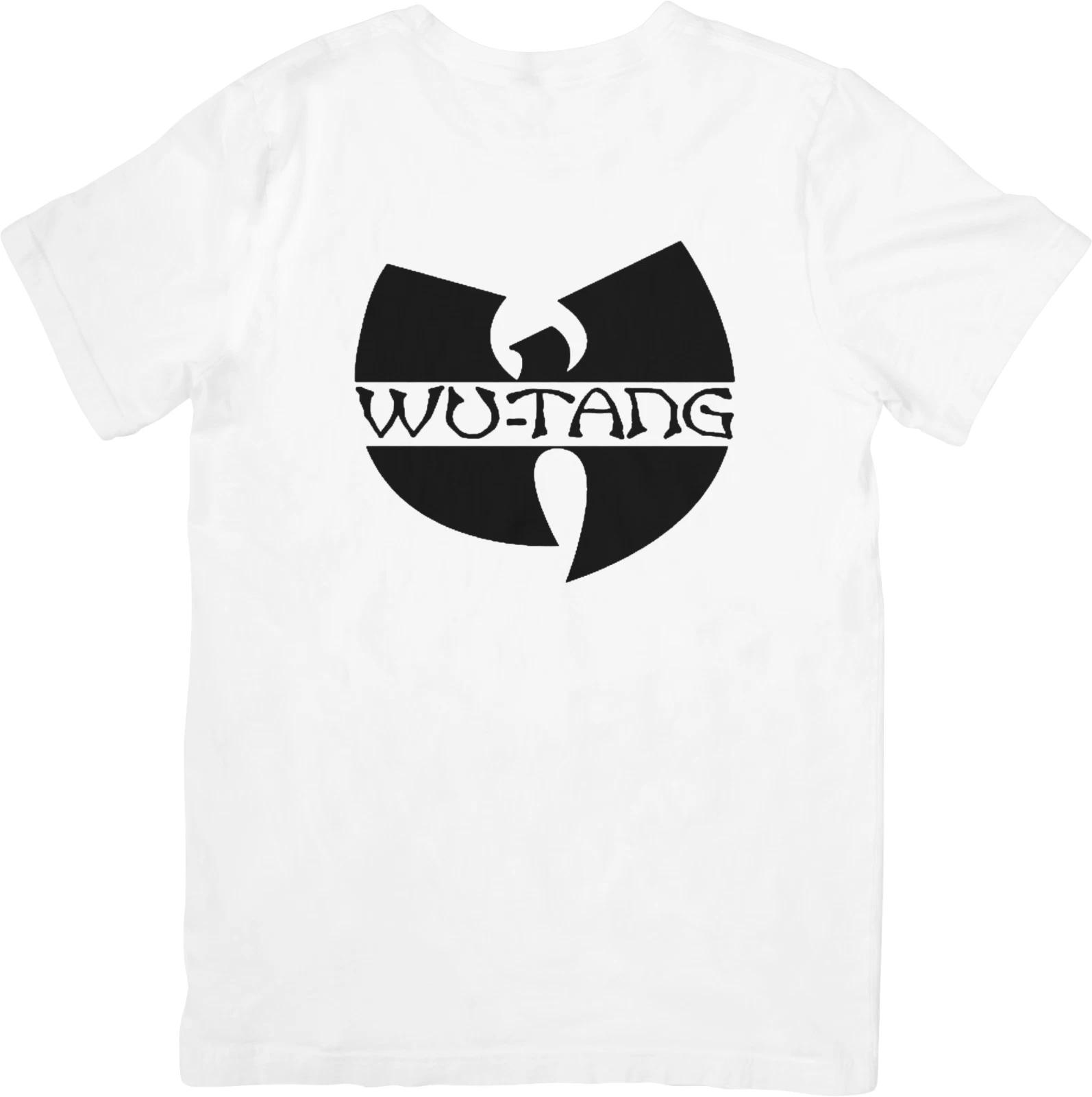 

WU-TAN CLAN Музыкальная футболка из качественного хлопка для мужчин и женщин, белая. S