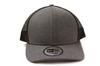 New Era Trucker Cap Low Profile Snapback In Heather Graphite/Black