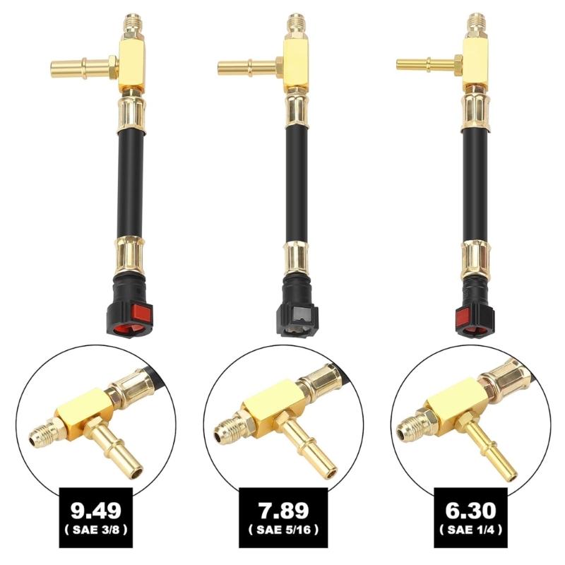 Motorcycle Fuel System Pressure Testing Diagnostic Tool Kit For Automotive Troubleshooting Mechanics And DIY Enthusiasts