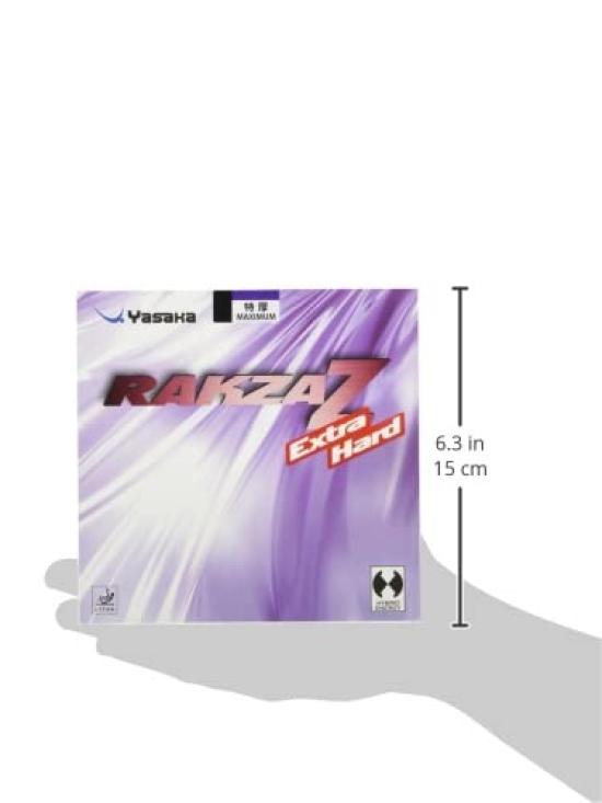 YASAKA Rakza Z Table Tennis Extra Inverted Hybrid Energy Extra B88 Rubber, Hard, Soft, Type, Black, Thick,
