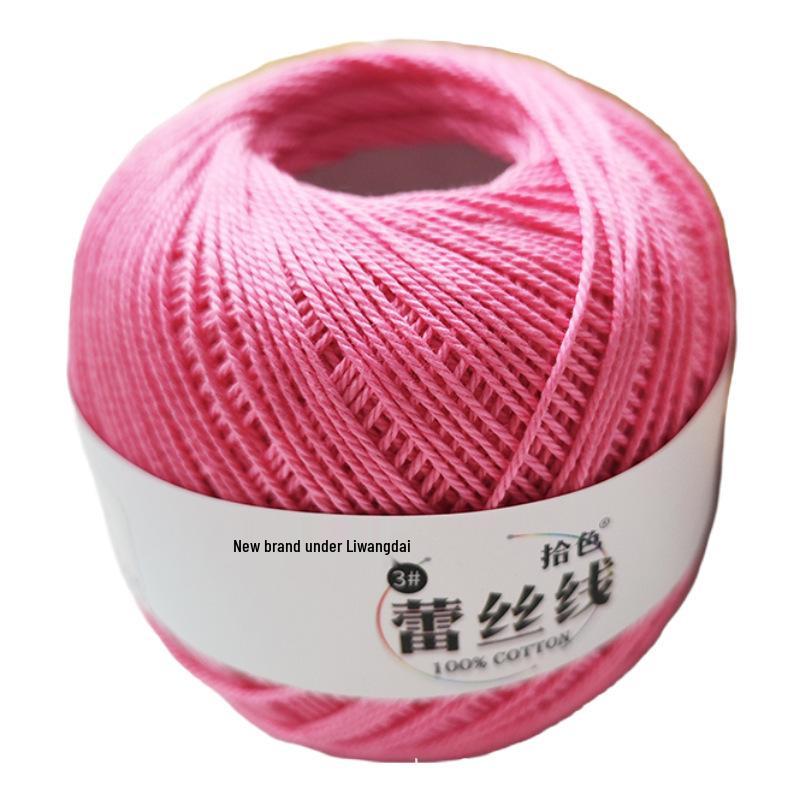 Pick Color No. 3 Lace Yarn: Handmade Wayuu Crochet Summer Cotton Fine Yarn Ball
