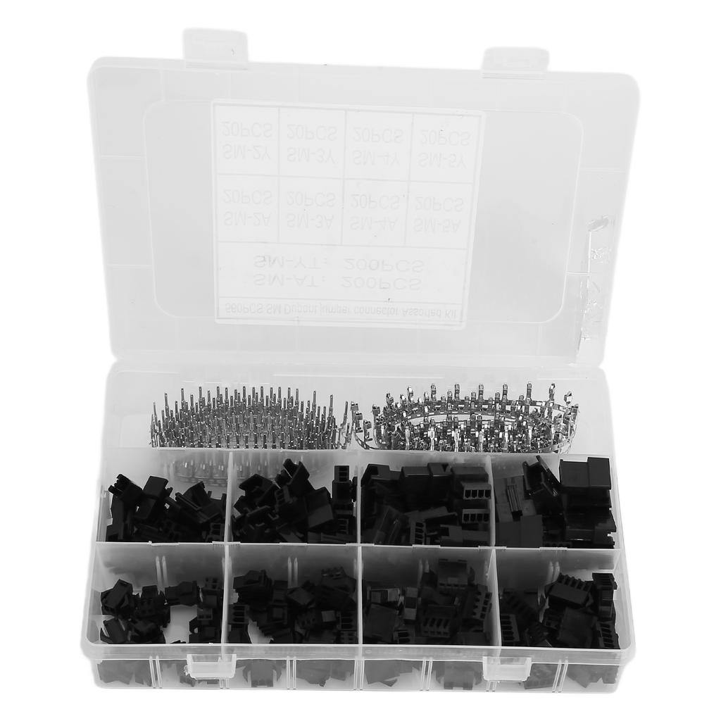 560 Pcs SM Terminal Connector Pin Terminal Connector Kit for Speakers Displays Household Appliances