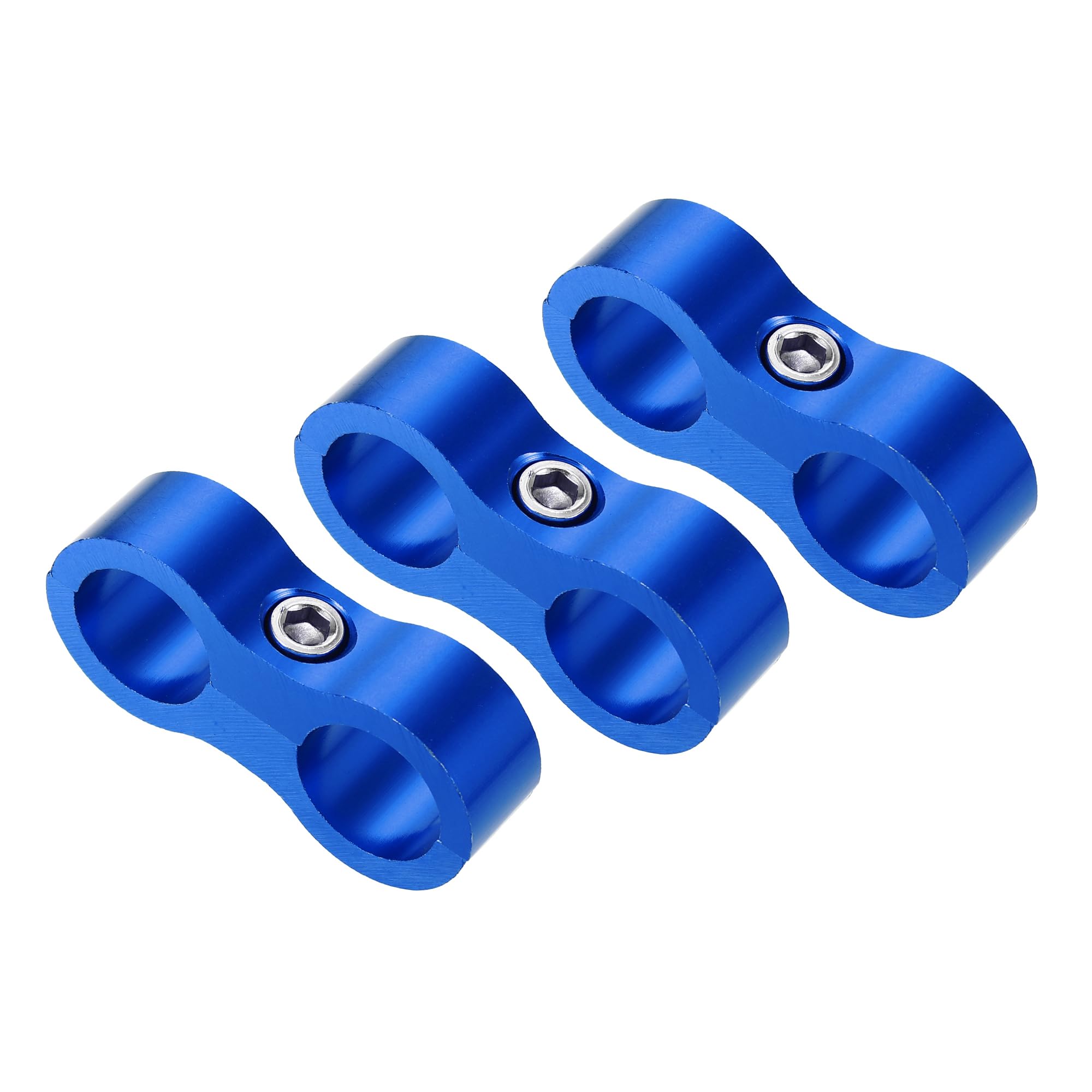 

ACROPIX AN8 Hose Separator Clamp Car Accessories Blue - Pack of 3 синий