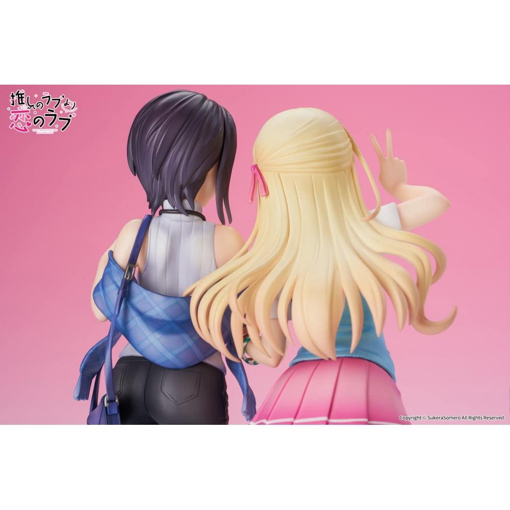 APEX Oshi no Love Yori Koi no Love Koi Furudate & Akuru Hayase la scară 17 figurine finisate pictate PVC și ABS set de 2