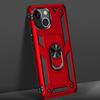 Luxury Battle Armor Holder Phone Case For iPhone 13 12 11 Pro Max X XR XS Max 8 7 6S 6 Plus Shockproof Finger Ring Stand Cover Shell Fundas Coque