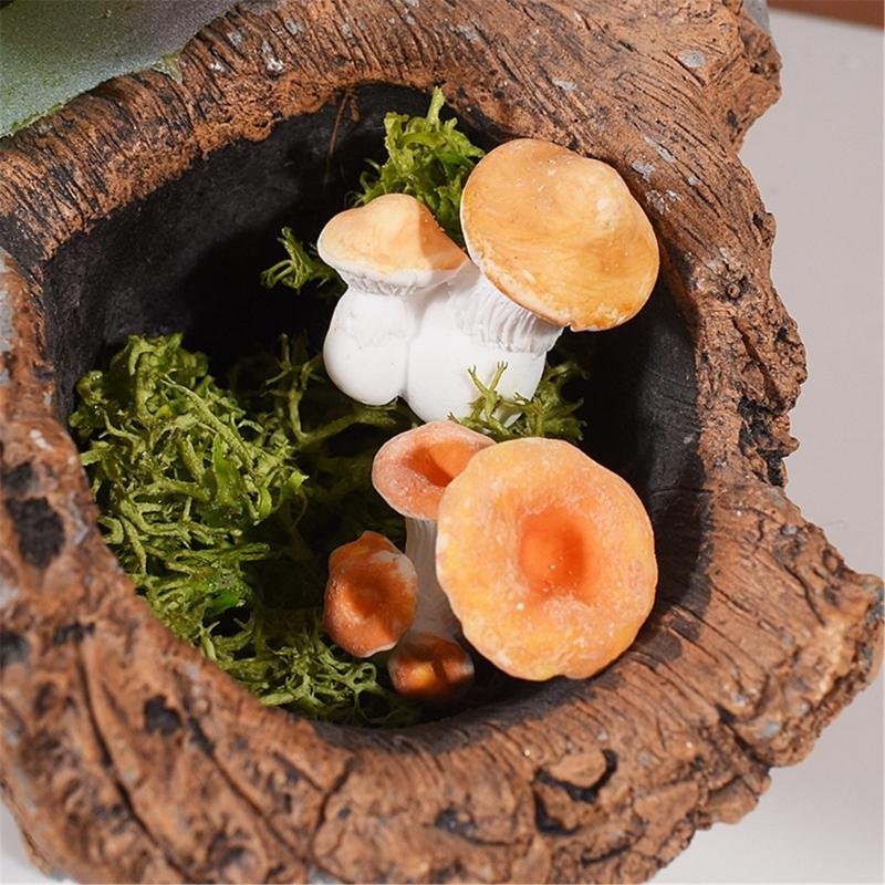 Mini Mushroom Silicone Mold Tiny Mushroom Silicone Mold for DIY Dollhouses Fairys Garden Decors Jewelry Making Molds