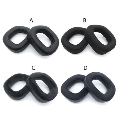 1 Pair Earpads Ear Pads Ear Sponge Covers Improved Comfort Soft Earmuff Repair Part for HS80 RGB Gaming Headset