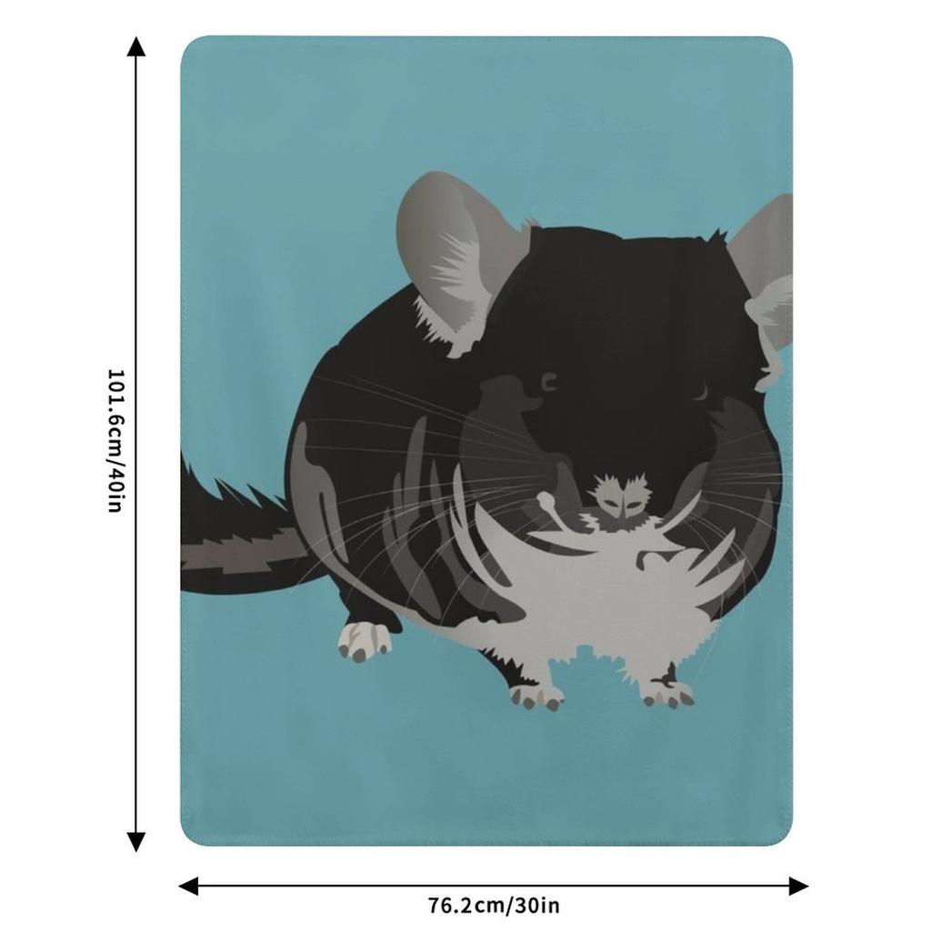 Leonardo das Chinchilla Kuscheldecke Maschinenwaschbar Weiche Warme Decke