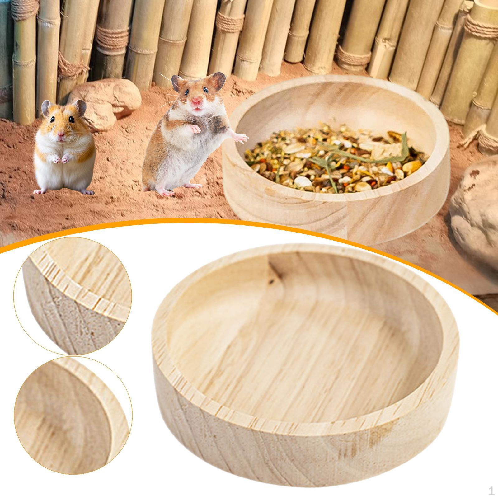 

Деревянная миска для кормления хомяка, кормушка, устойчивая, поилка, миска для мелких животных 8cmx8cmx2cm