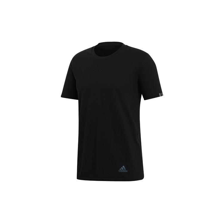adidas Reflective Sports Short Sleeve Black Men s DW4460 L