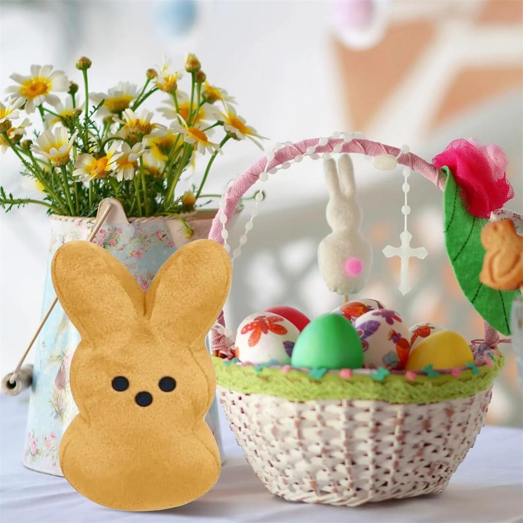 Creative Novel Plush Bunny Toy For Dogs Kids Interactive Easter Gift