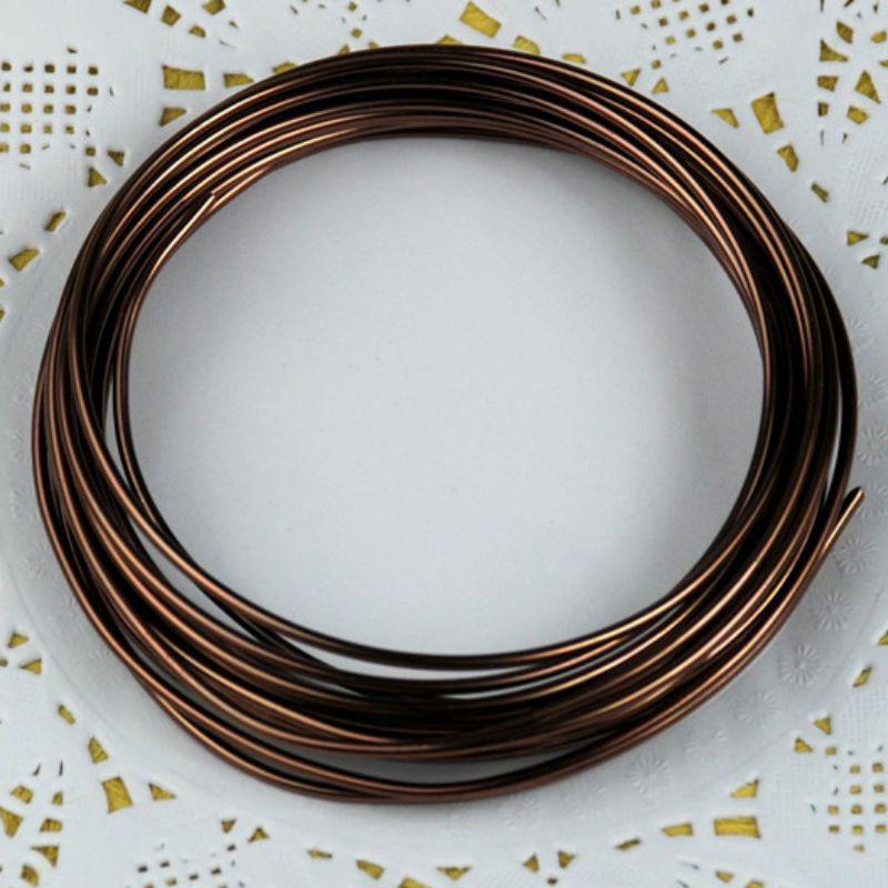 

5 м/рулони багатофункціональний дріт для бонсай анодований алюмінієвий дріт для бонсай для тренувань садовий горщик алюмінієвий дріт для DIY декоративні вироби 2mm