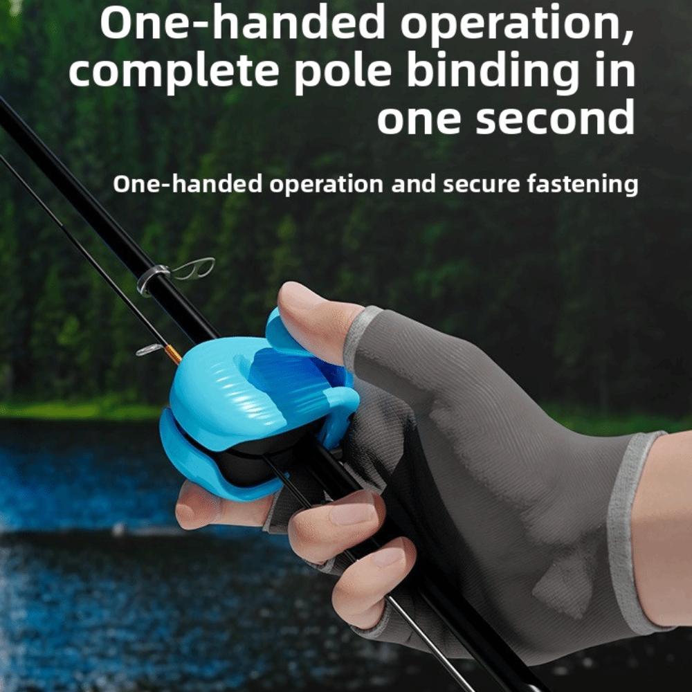 2pcs Secure Grip Mechanism Rod Holder Quick Attach Design Quick Attach Tool Two Piece Rods